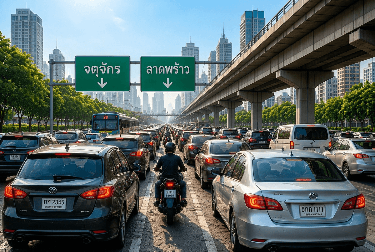 รถติด และการเดินทาง