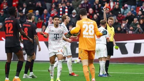 ผลบอลเมื่อคืน บาเยิร์น มิวนิค 9 คน บุกเจ๊า เลเวอร์คูเซ่น ศึกบุนเดสลีกา