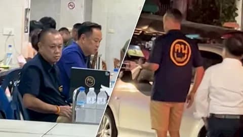 "เนวิน" ลุ้นติดขอบจอเชียร์ "ทีมชาติไทย" ระหว่างทานข้าว "อนุทิน" (คลิป)