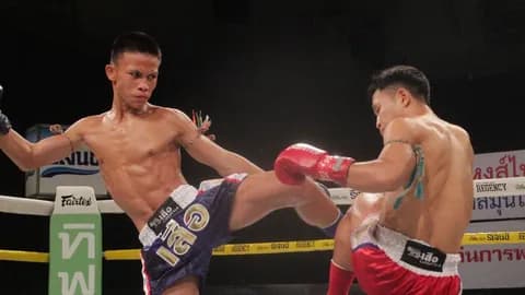 "หัสดี" ควงแขน "พรเพชร" ชนะแต้มสวยงาม ตีตั๋วเข้ารอบ 8 คนสุดท้าย ศึกมวยรอบปูนเสือ