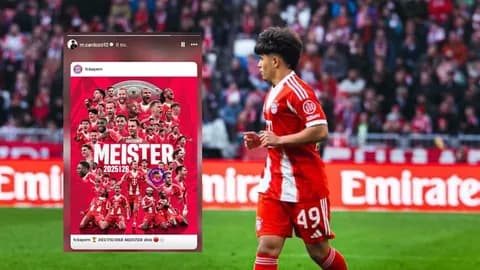 "ไมค่อน คาร์โดโซ่" โพสต์ยินดีหลัง "บาเยิร์น มิวนิก" ทีมต้นสังกัดการันตีแชมป์ "บุนเดสลีกา" 2025-26