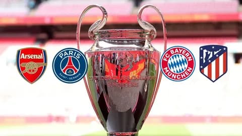 มากน้อยแค่ไหน ส่องโอกาส 4 ทีม ที่จะผ่านเข้ารอบชิงชนะเลิศ ยูฟ่า แชมเปียนส์ลีก 2025-26