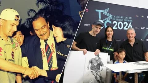 "บาจโจ" ตำนานทีมชาติอิตาลี เยือนไทยรอบ 30 ปี ร่วมงาน "TSCC'26" 
