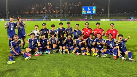 ผลบอลเมื่อคืน ทีมชาติญี่ปุ่น เฉือน จีน คว้าแชมป์บอล U17 ชิงแชมป์เอเชีย สมัยที่ 5