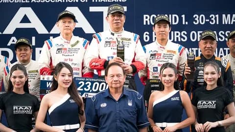 TOYOTA GAZOO Racing Thailand ครองอันดับ 1-2 รุ่นและOverall ผงาดศึก RAAT Endurance 2026