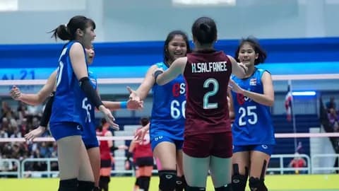 ผลวอลเลย์บอลสด ไทย แพ้ เกาหลีใต้ 1-3 ชวดชิงฯ วอลเลย์บอลหญิง ยู-18 ชิงแชมป์เอเชีย 2026