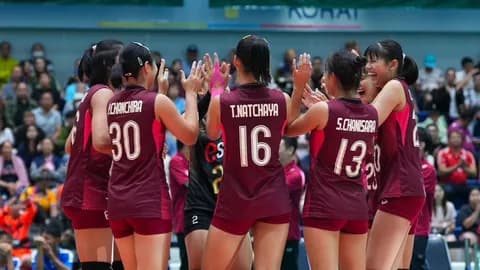 ผลวอลเลย์บอลสด ไทย ชนะ ญี่ปุ่น 3-2 คว้าอันดับ 3 วอลเลย์บอลหญิง ยู-18 ชิงแชมป์เอเชีย 2026