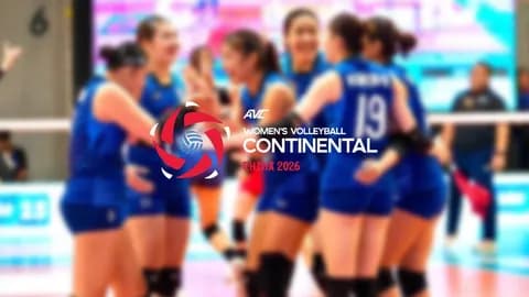 เปิดโผ 5 ชาติ เต็งแชมป์ วอลเลย์บอลหญิง ในศึก "ชิงแชมป์เอเชีย 2026"