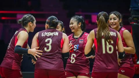 2 สาวไทยสุดฮอต เปิด 5 ผู้ทำแต้มสูงสุด วอลเลย์บอลหญิงไทย ชนะคาซัคสถาน ชิงแชมป์เอเชีย นัด 3