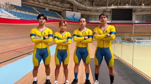 ทีมสปรินท์ไทยผงาดรั้งอันดับ 4 เอเชีย “เสธ.หมึก” ลุ้นคว้าเหรียญเอเชียนเกมส์ 