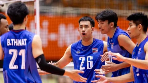 ตารางคะแนนวอลเลย์บอลชายเอเชียนเกมส์ 2026 ล่าสุด สรุปเงื่อนไขไทย เข้ารอบ-ตกรอบ