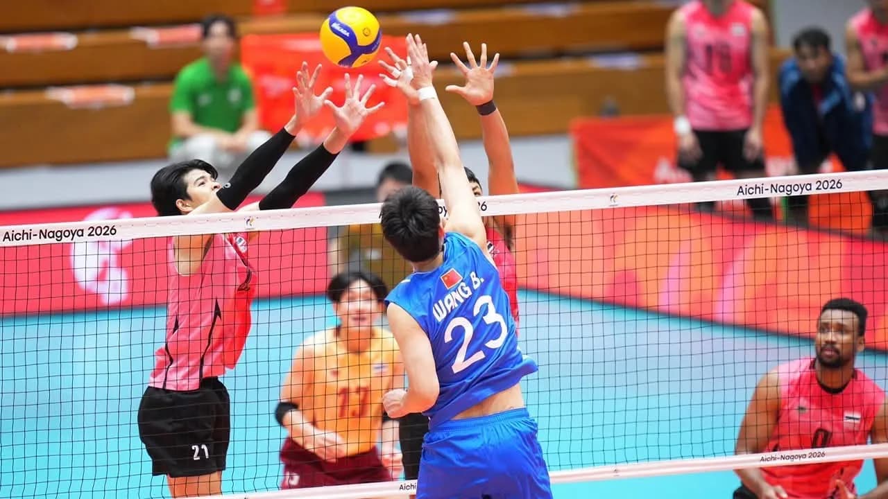 ผลวอลเลย์บอลสด “ตบหนุ่มไทย” พบ “จีน” วอลเลย์บอลชาย “เอเชียนเกมส์ 2026” รอบ 8 ทีมสุดท้าย