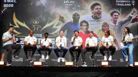 5 ตำนานแข้งโลกบุกไทย งาน “Living Legends Football Festival 2026”