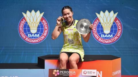 31 ยังแจ๋ว "เมย์ รัชนก" คว้าแชมป์แรกของปี 2026 ล้มเต็ง 1 ซิวแชมป์มาเลเซีย มาสเตอร์ส
