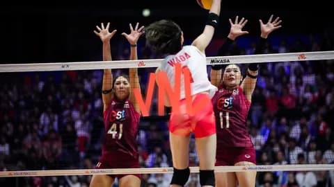 ผลวอลเลย์บอล "วอลเลย์บอลหญิงทีมชาติไทย" แพ้ "ญี่ปุ่น" 1-3 "VNL 2026" สัปดาห์ 3 นัด 2