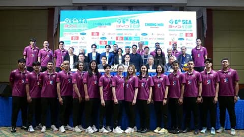 สมาคมกีฬาวอลเลย์บอลฯ ร่วมกับ อบจ.เชียงใหม่ จัดการแข่งขัน วอลเลย์บอลหญิง BYD DMI 6th SEA V CUP