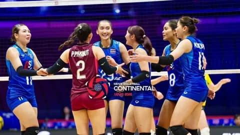 ผลประกบคู่ วอลเลย์บอลหญิง ชิงแชมป์เอเชีย 2026 รอบ 8 ทีมสุดท้าย เปิดโปรแกรมวันแข่ง