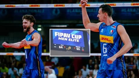 "วอลเลย์บอลชายอิตาลี-เยอรมนี" สร้างสถิติ ทำแต้ม "ดิวซ์" เยอะสุดในประวัติศาสตร์