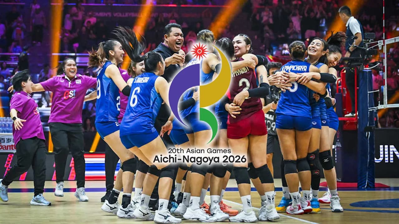 เปิดโปรแกรม "วอลเลย์บอลหญิงทีมชาติไทย" เอเชียนเกมส์ 2026