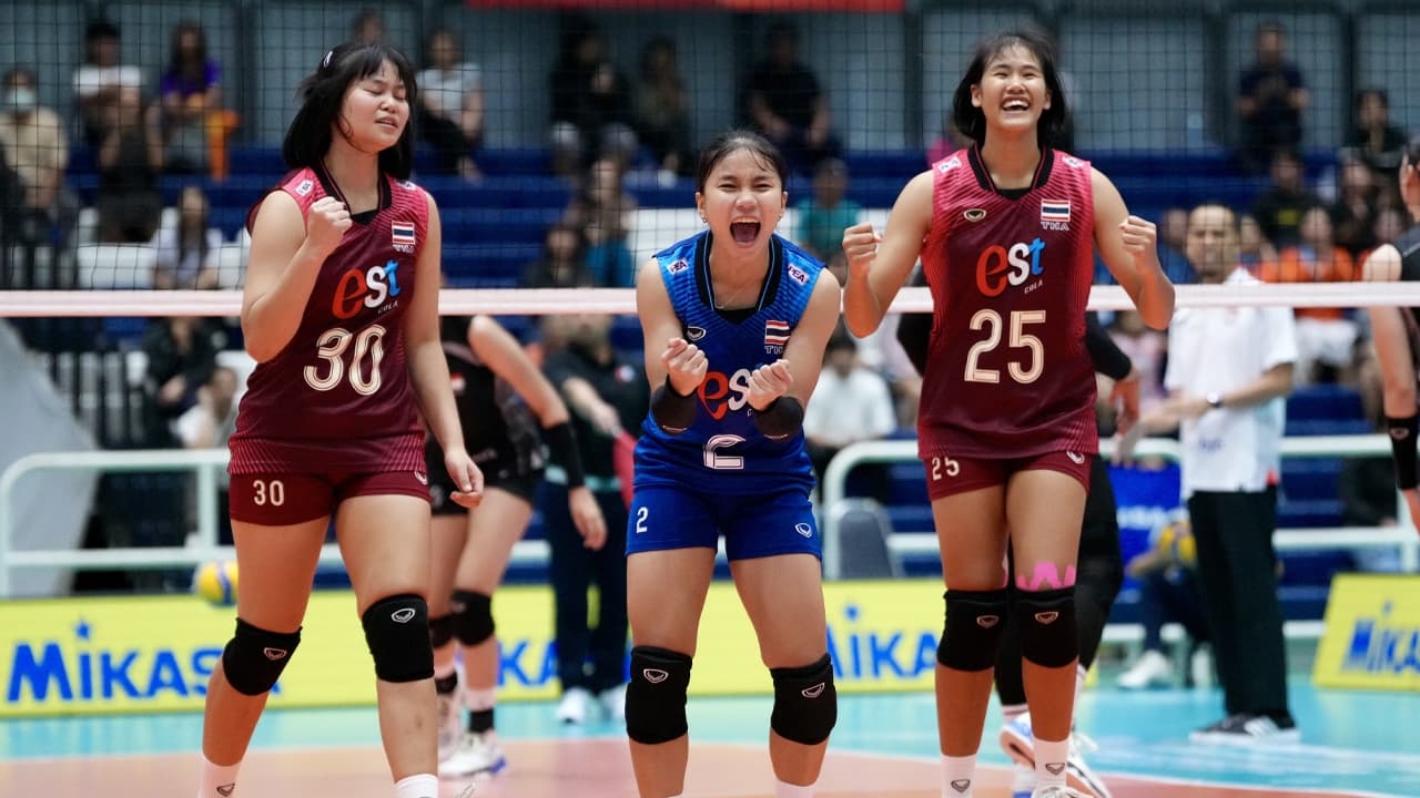 ผลวอลเลย์บอลสด วอลเลย์บอลหญิงไทย U18 ชนะ อินโดนีเซีย ปริ๊นเซสคัพ